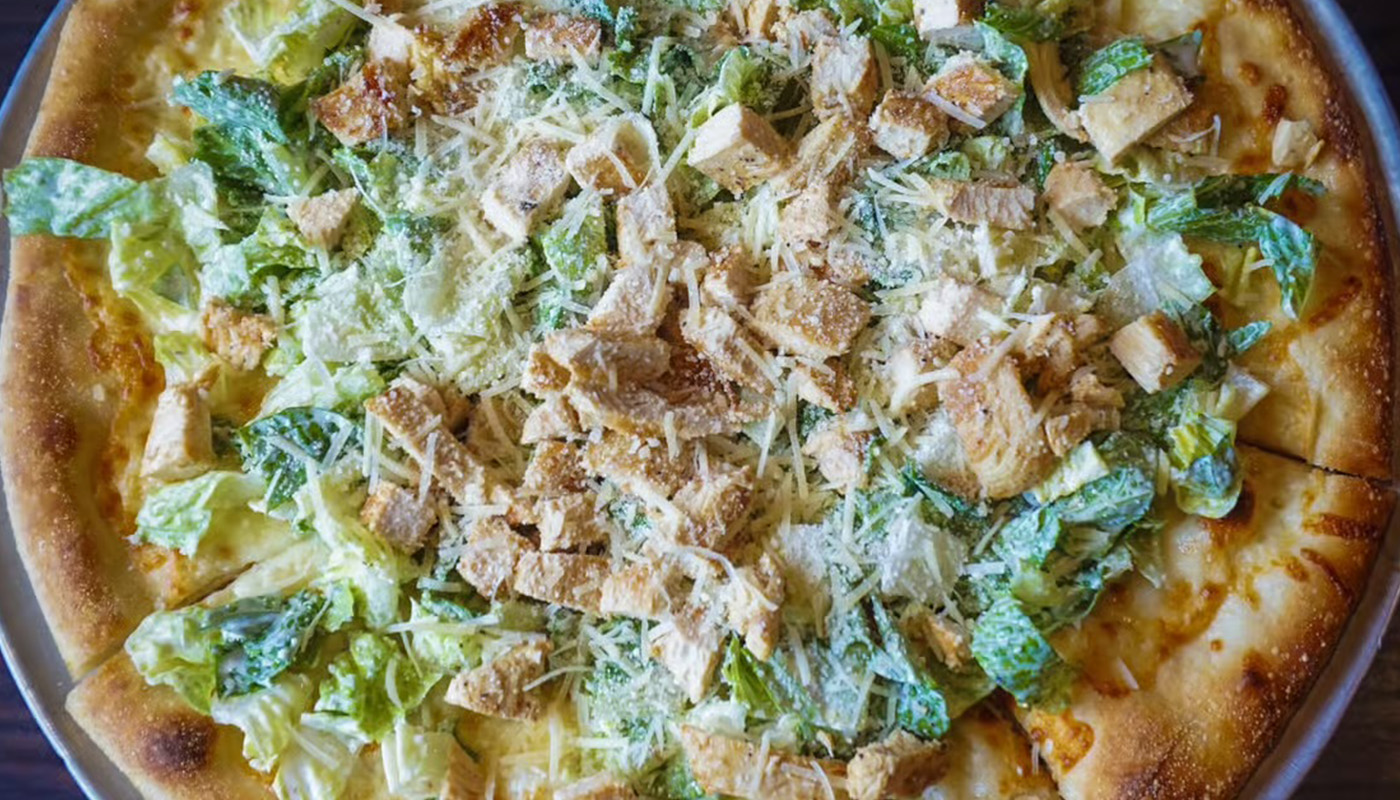 GRILLED CHICKEN CAESAR PIZZA image
