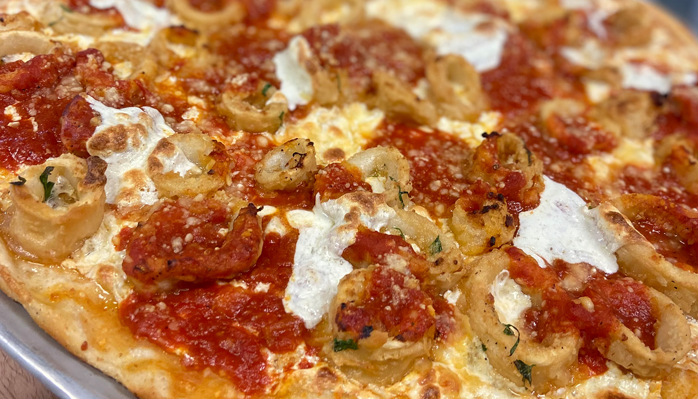 FRIED CALAMARI PIZZA image